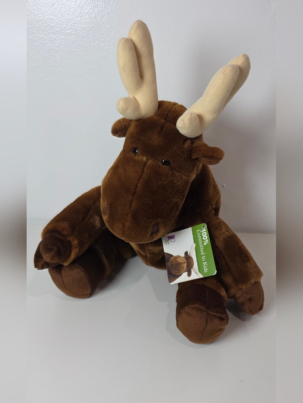 Kohl's Cares If You Give a Moose A Muffin Plush Brown Stuffed Animal